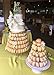 Sweet Stands Plastic Macaron Tower Display 10 Tier WITH RISER