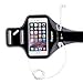 Saygoer iPhone 7 plus Cell Phone Armband: 4.7 inch 5.5 Inch Case for iPhone 8 plus, 7, 6, 6S, SE, 5, 5C, 5S, and Galaxy S5, Google Pixel - Adjustable Velcro, Key Holder & Screen Protector