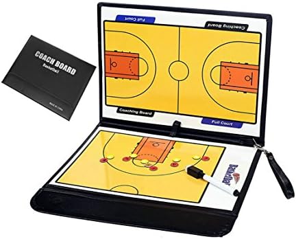 Soccer Coaching Board, Soccer Training Equipment, Football Soccer Tactic Board Coach's Coaching Strategy Clipboard Foldable Dry Erase Whiteboard