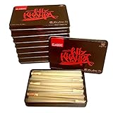 48 RAW WIZ King Size Cones - 8 Wiz Khalifa Tins - 6 Pre-Rolled Cones with Tips in Each Tin - King Size