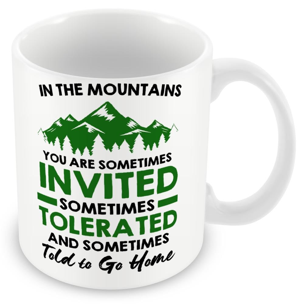 Mug Gift for Hiker/Walkers – in The Mountains