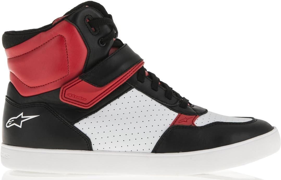 Alpinestars Lunar Motorcycle Shoes, Black-red 11