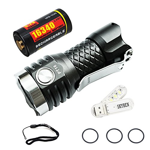 Mecarmy pt16 1000 lumens cree xp-g2 led usb rechargeabl…