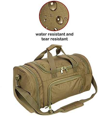 ARMYCAMO ArmyCamoUSA Military Tactical Duffle Bag Gym Travel Hiking & Trekking Sports Bag with Shoes Compartment 3 ARMYCAMO ArmyCamoUSA Military Tactical Duffle Bag Gym Travel Hiking & Trekking Sports Bag with Shoes Compartment