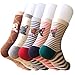 IMAXSELL 5 Pairs Womens Novelty Colorful Cute Animal design Girls Cartoon Cotton Casual Comfortable Crew Socks