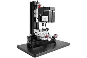 Mini Milling Lathe, 60W 12000RPM Mini Metal Lathe DIY Miniature Milling Machine Miller 100-240V