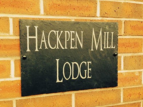 Slate House Sign Address Door Number House Plaque 30x40cms, 16 inch x 12 inch Free postage