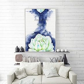 SIGNFORD Framed Canvas Home Artwork Decoration Golden Abstract...