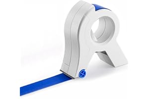 DIYEENI Hand Masker Tape Dispenser, Floor Tape Applicator, Applies Painter's Tape to Masking Film or Paper Continuously, Ergonomic Tape Dispenser for Wall and Floor Painting