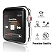 for Apple Watch 3 Case 42mm Screen Protector, SIRUIBO Soft Plated TPU Slim All-around Protective Bumper Cover for Apple iWatch Series 3 Series 2 Series 1 Edition Sport, Silver