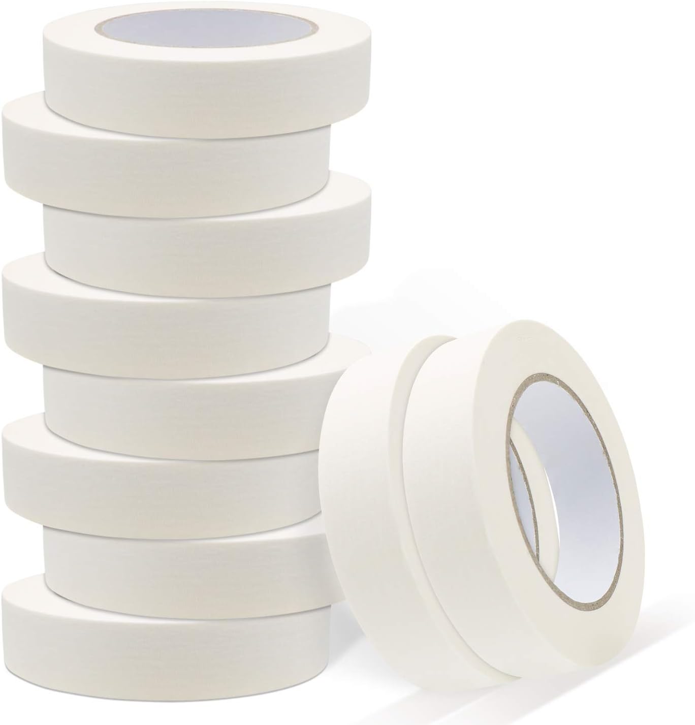 Elfii Masking Tape 10 Pack, General Purpose for Office Home Painter's Tape 1inch x 60yard for Painting Labeling Packing DIY Craft Art Project School Use: Industrial & Scientific