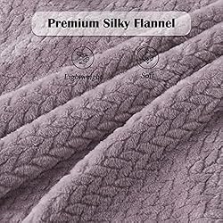 NEWCOSPLAY Super Soft Twin Blanket Light Purple