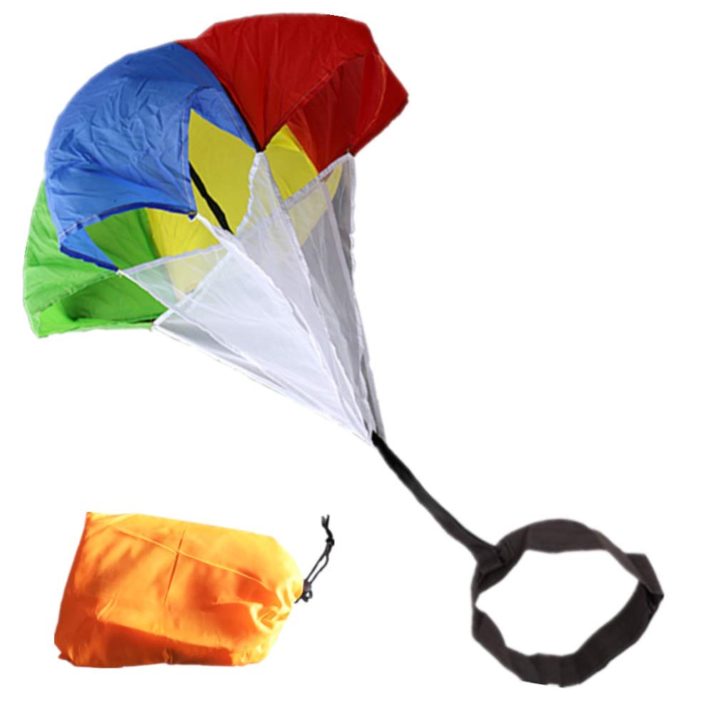 wiiAiloo Speed Resistance Training Parachute Sprint Parachutes Equipment Sprint Parachutes Resistance Training Tool for Kids Teenager (colour)