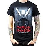 Rockstar Reo Men's Marilyn Manson the Pale Emperor T-shirt (Large)