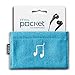UT Wire Pocket Snap & Store Earphone Case Pouch, Blue
