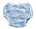 Haian Adult Incontinence Pull-on Plastic Pants Color Blue Rindrops Print (X-Large)