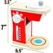 Wood Eats! Good Mornings Coffee Maker 10pc Playset - Wooden Machine with Kettle, 2 Cups, 2 Pod Capsules, 2 Spoons, Milk, & Sugar - Pretend Play Kitchen Appliances by Imagination Generation