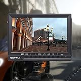 Feelworld FW760 Camera Monitor Full HD 1920x1200 Support 1080P 4K HDMI With Histogram, Screen 1200:1 High Contrast Ratio for Steady Cam, Zebra for DSLR Cameras, And many other functions（7 inch）
