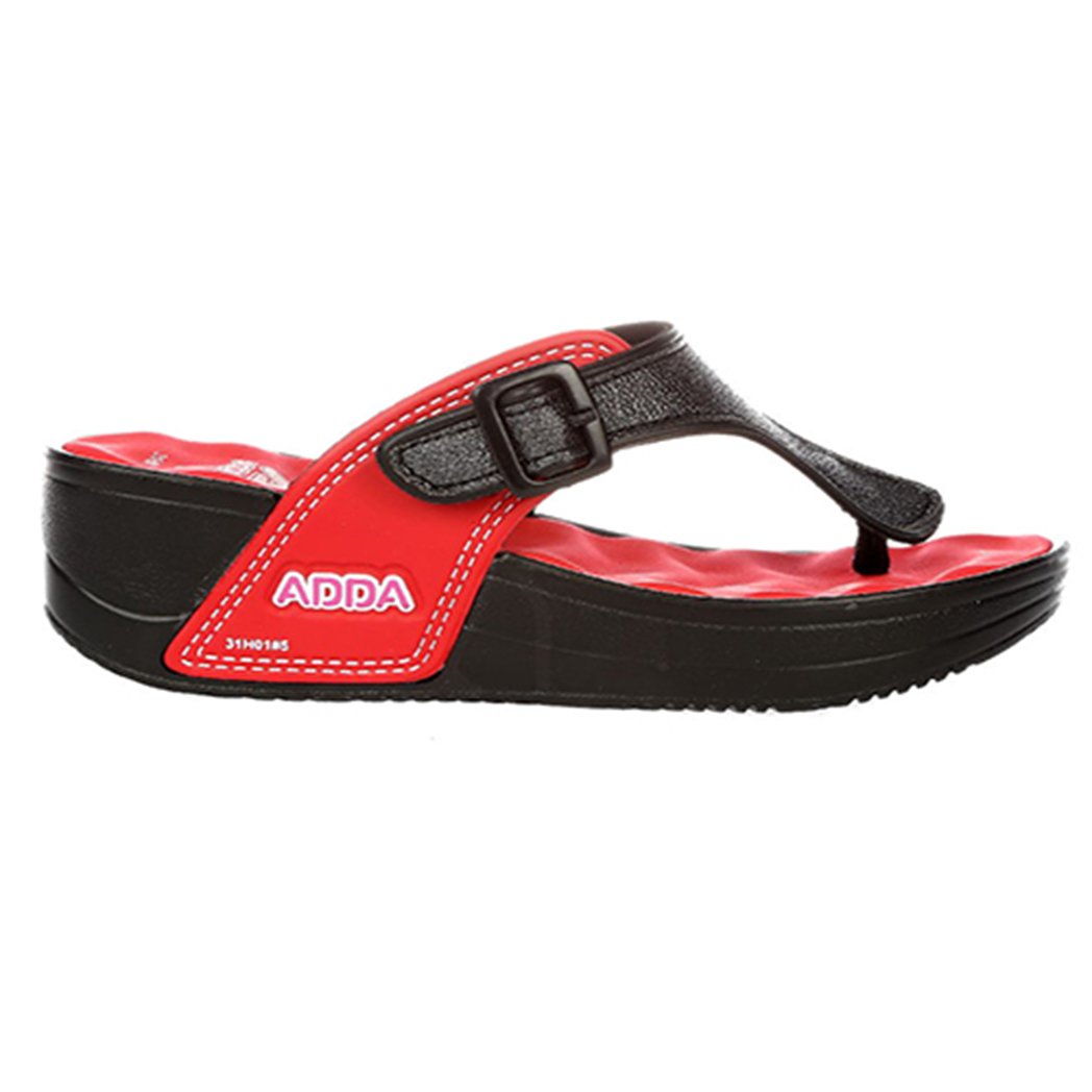 adda women's flip-flops pink synthetic house slippers