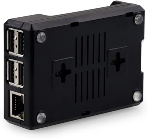 Monland Estuche Protector de Abs para Raspberry Pi 2B / 3B / 3B + (Negro)
