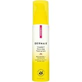 Derma E Vitamin C Renewing Face Moisturizer, 2 Oz, Brightening and Hydrating Facial Skin Renewing Cream, Anti-Aging Wrinkle Cream for Women, Day and Night Moisturizer for Face