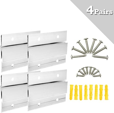 Bigteddy 4 French Cleat Picture Hangers Hardware Kit Mount