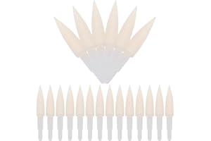 SHINEOFI 20Pcs Soft Sponge Pen Tips Replacement, Tips Pen Nibs, Calligraphy Brush Heads for Calligraphy Practice Sponge Refills