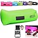 Best Inflatable Sofa Best Air Lounger - Pool Float Lounge Chair - Lazy Hangout Bag - Water Proof Air Hammock - Includes: 2 LED Camping Lights, 3 Pockets & Bottle Opener.