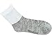 Yomandamor Men's 4 Pairs Diabetic Ankle Socks with Seamless Toe And Cushion Sole,L Size(Socks Size:10-13)