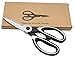 Kitchen Scissors, Stainless Steel Heavy Duty Kitchen Shears,Multi Purpose Scissors for Poultry, Meat, Fish, Vegetables, BBQ and Nut Cracker