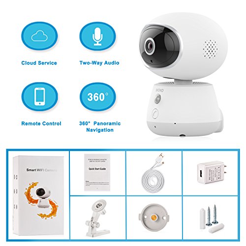 Pet Monitor Camera, Bioxo 1080P HD 2.4G Wireless IP Camera, Night