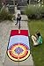 Learning Carpets Marble Aim Play Carpet and Marbles, LC180, 79x36 Indoor-Outdoor Toddler Rug, Kids Classroom, Playroom, Homeschool or Daycare Use