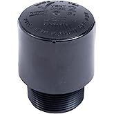 JB Products 1-1/2" Male Threaded Vent Check 2 Secondary Venting Solution Air Admittance Valve AAV with Patented Spring Mechan