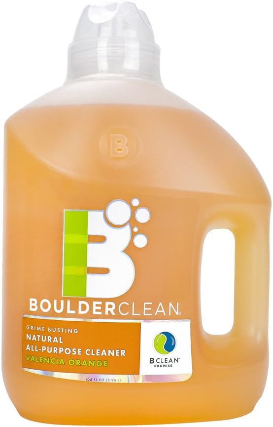 Boulder Clean Natural All-Purpose Cleaner Refill, Valencia Orange, 100 Fluid Ounce