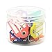 TravelHY Keychain Luggage Tags Extra Wide Lines Ultra Durable PVC Pack of 8