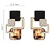 eforpretty [Elegant] Geometric Chunky Necklace & Earrings Set (Crystal, Rhinestone and Acrylic)