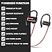 Bluetooth Headphones, Veidoo Wireless Sports In-Ear Headphones, Built-in Mic HD Stereo Noise Cancelling IPX5 Waterproof Earphones Sweatproof Earbuds for Gym Running Workout