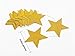 Fecedy Sparkling Star Garland Bunting for Baby shower,Wedding Party 13 feet 1pcs(Gold)
