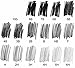 Staedtler Lumograph Graphite Drawing & Sketching Pencils, Set of all 16 Degrees (100G19)