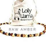 Adult Raw Baroque Baltic Amber Necklace - All Natural Pain Relief for Adults to Help Migraines, Sinus, Arthritis and More! - Multi-Stone