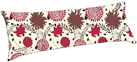 JeMeAQS1 Fireworks Body Pillow Covers Cases With Single-Sided 20x54