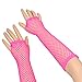 Stretchable Fingerless Diva Fishnet Gloves (10 Pairs) - Assorted Colors