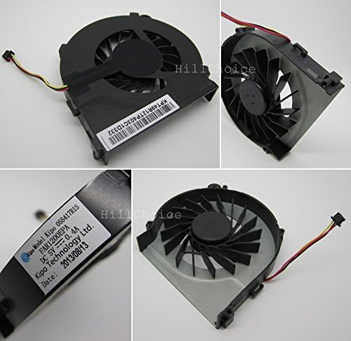 kaleastore Brand New CPU Cooling Fan for HP Compaq Presario CQ62 CQ62-100 CQ62-200 CQ62-300 CQ62-400 Laptop CPU Fan 055417R1S, FAR1200EPA, MF75120V1-C050-S9A, KSB06105HA