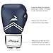 Trideer Pro Grade Boxing Gloves for Men & Women, Kickboxing Bagwork Gel Sparring Training Gloves, Muay Thai Style Punching Bag Mitts, Fight Gloves (Midnight & Blue, 16 oz)