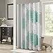 Comfort Spaces Enya Bathroom Shower Floral Printed Cute Chic Microfiber Fabric Bath Curtains, 72