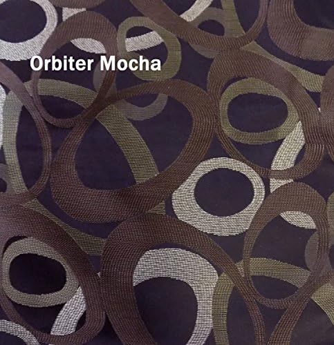 Futon Cover W/ 3 Sided Zipper Full Or Queen Upholstery Grade Fabric (Orbiter Moka, Queen 6" to 8" Matress)