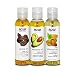 Now Foods Variety Moisturizing Oils Sampler: Sweet Almond, Avocado, and Jojoba Oils - 4oz. Bottles each primary