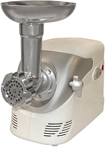 Weston #5 Electric Meat Grinder with Shredder and Slicer Attachment (82-0103-W)