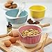 Cake Boss Countertop Accessories 3-Piece Melamine Mixing Bowl Set, Basic Pattern