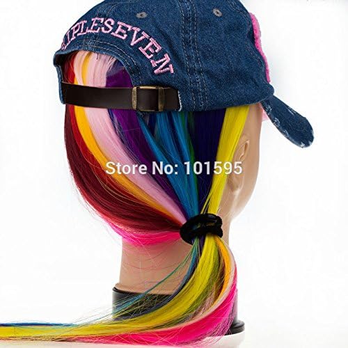 Ascentan(TM)15Pcs/pack Fashion Colorful 21" Long Clip-In Hair Extensions Women Girls Hairpiece Individual Style
